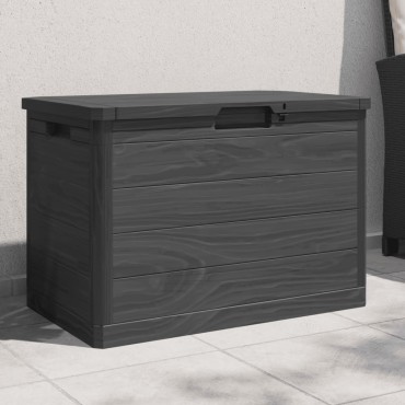 vidaXL Κουτί Μαξιλαριών Εξ Χώρου Ανθρακί 77,5x44,5x53cm Πολυπροπυλένιο