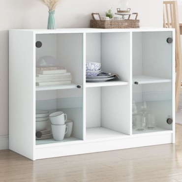 vidaXL Συρταριέρα Λευκή 102x37x75,5cm από Επεξεργασμένο Ξύλο 1 τεμ.
