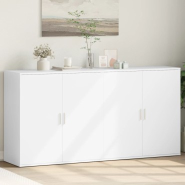 vidaXL Βοηθητικά Ντουλάπια 2 τεμ. 79x38x80cm από Επεξεργασμένο Ξύλο