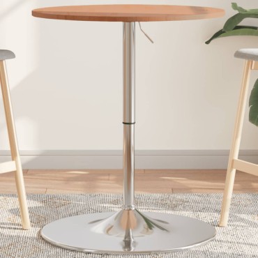 vidaXL Τραπέζι Μπαρ 60x89,5cm από Μασίφ Ξύλο Οξιάς 1 τεμ.