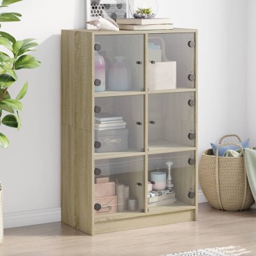 vidaXL Ντουλάπι με Πόρτες 68x37x109cm από Επεξεργασμένο Ξύλο 1 τεμ.