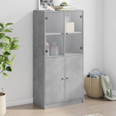 vidaXL Ντουλάπα με Πόρτες 68x37x142cm Επεξεργασμένο Ξύλο 1 τεμ.