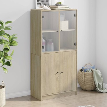 vidaXL Ντουλάπα με Πόρτες 68x37x142cm Επεξεργασμένο Ξύλο 1 τεμ.