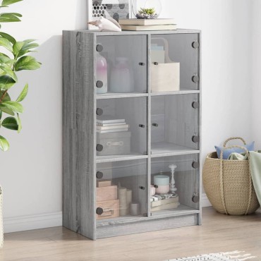vidaXL Ντουλάπι με Πόρτες 68x37x109cm από Επεξεργασμένο Ξύλο 1 τεμ.