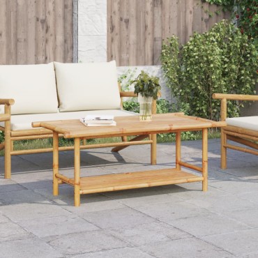 vidaXL Τραπεζάκι Σαλονιού 110x55x45cm από Μπαμπού 1 τεμ.