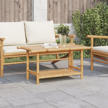 vidaXL Τραπεζάκι Σαλονιού 90x50x45cm από Μπαμπού 1 τεμ.