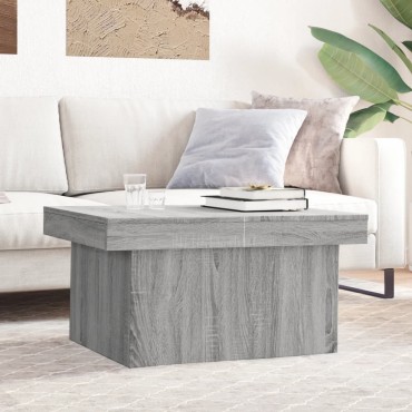 vidaXL Τραπεζάκι Σαλονιού Γκρι Sonoma 100x55x40cm Επεξεργ. Ξύλο 1 τεμ.