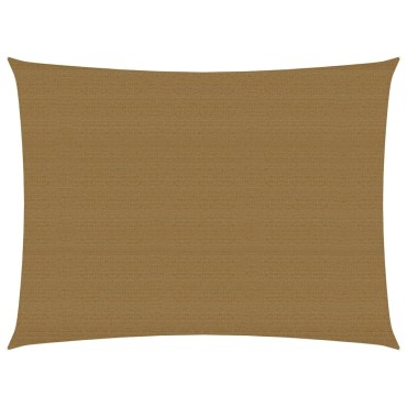 vidaXL Πανί Σκίασης Taupe 2,5 x 3,5 μ. από HDPE 160 γρ./μ²