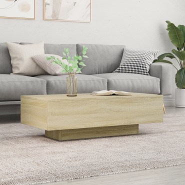 vidaXL Τραπεζάκι Σαλονιού Sonoma Δρυς 100x49,5x31cm Επεξεργ. Ξύλο 1 τεμ.