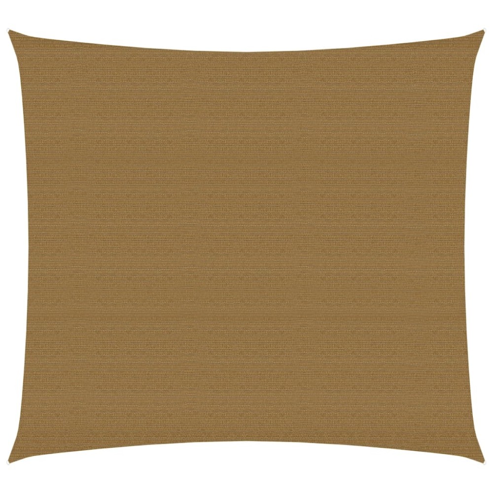 vidaXL Πανί Σκίασης Taupe 4 x 4 μ. από HDPE 160 γρ./μ²