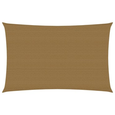 vidaXL Πανί Σκίασης Taupe 3 x 5 μ. από HDPE 160 γρ./μ²