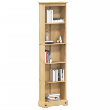 vidaXL Βιβλιοθήκη Corona 46x20x170cm από Μασίφ Ξύλο Πεύκου 1 τεμ.