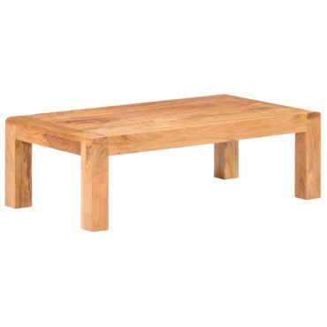 vidaXL Τραπεζάκι Σαλονιού 110x60x35cm Μασίφ Ακακία Μελί Φινίρισμα 1 τεμ.