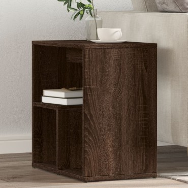 vidaXL Βοηθητικό Τραπέζι Καφέ Δρυς 50x30x50cm Επεξεργασμένο Ξύλο 1 τεμ.