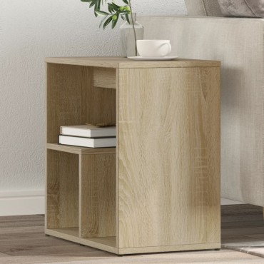 vidaXL Τραπέζι Βοηθητικό Sonoma Δρυς 50x30x50cm Επεξ. Ξύλο 1 τεμ.