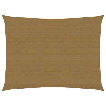 vidaXL Πανί Σκίασης Taupe 2 x 3,5 μ. από HDPE 160 γρ./μ²