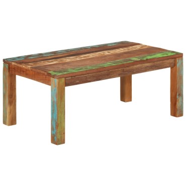 vidaXL Τραπεζάκι Σαλονιού 110x55x40cm Μασίφ Ανακυκλωμένο Ξύλο 1 τεμ.