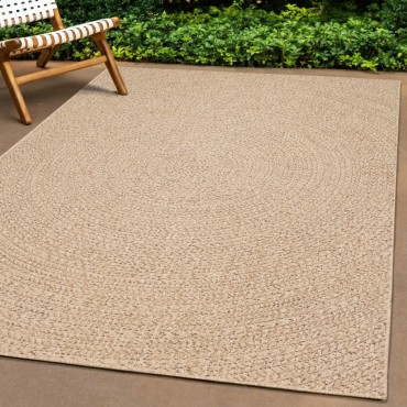 vidaXL Χαλί ZIZUR Όψη Γιούτας Εσωτ. & Εξωτ. Χώρου 60x110cm