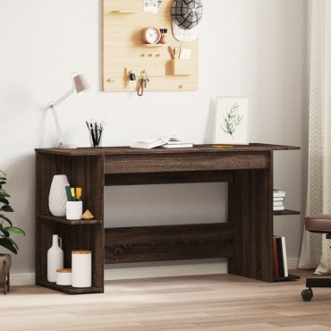 vidaXL Γραφείο Καφέ Δρυς 140x50x75cm από Επεξεργασμένο Ξύλο 1 τεμ.
