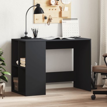 vidaXL Γραφείο Μαύρο 102x50x75cm από Επεξεργασμένο Ξύλο 1 τεμ.