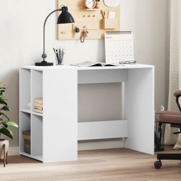 vidaXL Γραφείο Λευκό 102x50x75cm από Επεξεργασμένο Ξύλο 1 τεμ.
