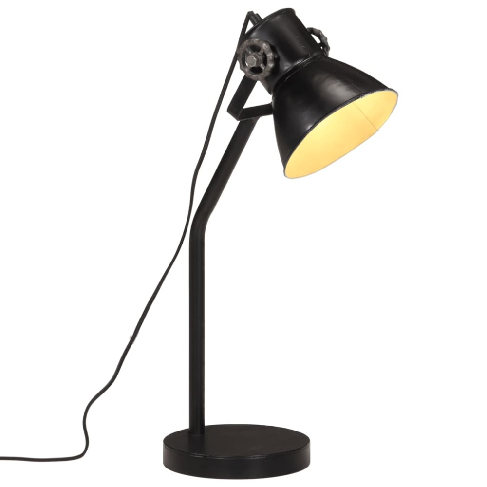 vidaXL Φωτιστικό Γραφείου 25 W Μαύρο 17x17x60 εκ. Ε27