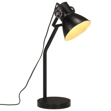vidaXL Φωτιστικό Γραφείου 25 W Μαύρο 17x17x60 εκ. Ε27