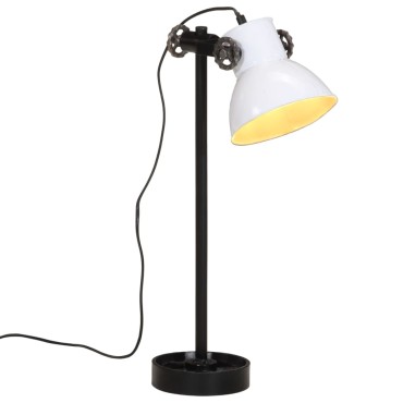 vidaXL Φωτιστικό Οροφής 25 W Αντικέ Λευκό 15x15x55 εκ. Ε27