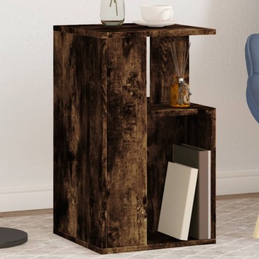 vidaXL Βοηθητικό Τραπέζι Καπνιστή Δρυς 35x35x60cm Επεξεργασμένο Ξύλο