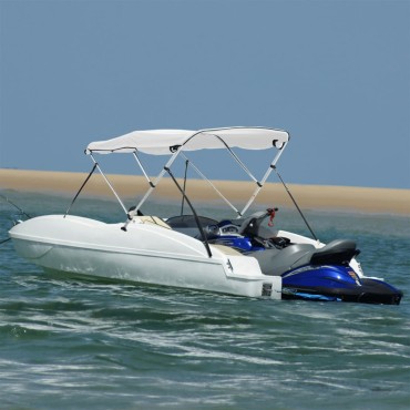 vidaXL Τέντα Σκάφους με 3 Αψίδες Τοιχώματα 183x(154-167)x137 εκ.