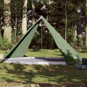 vidaXL Σκηνή Οικογενειακή Tipi 8 Ατόμων Αδιάβροχη Πράσινη
