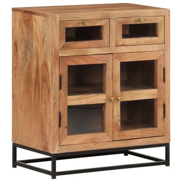 vidaXL Ντουλάπι 60x35x70cm από Μασίφ Ξύλο Ακακίας 1 τεμ.