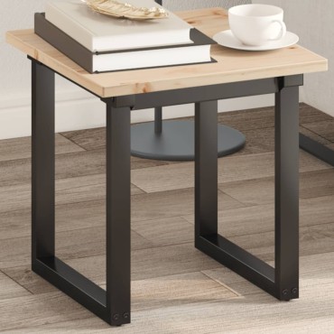 vidaXL Επιφάνεια Τραπεζιού Τετράγωνη 40x40x1,7cm Μασίφ Ξύλο Πεύκου 1 τεμ.