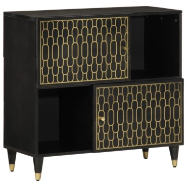 vidaXL Βοηθητικό Ντουλάπι 80x33x75cm από Μασίφ Ξύλο Μάνγκο 1 τεμ.