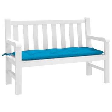 vidaXL Μαξιλάρι Πάγκου Κήπου Γαλάζιο 120x50x7cm Ύφασμα Oxford