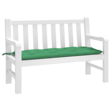vidaXL Μαξιλάρι Πάγκου Κήπου Πράσινο 120x50x7cm Ύφασμα Oxford