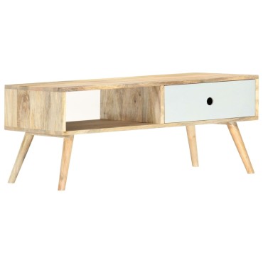 vidaXL Τραπεζάκι Σαλονιού 90x50x40cm από Μασίφ Ξύλο Μάνγκο 1 τεμ.