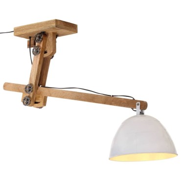 vidaXL Φωτιστικό Οροφής 25 W Λευκό 105x30x65-108 εκ. Ε27