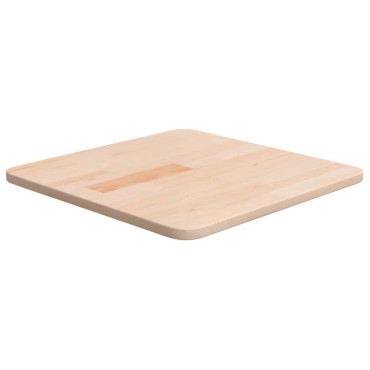 vidaXL Επιφάνεια Τραπεζιού Τετράγωνη 40x40x1,5cm Μασίφ Ξύλο Δρυς 1 τεμ.