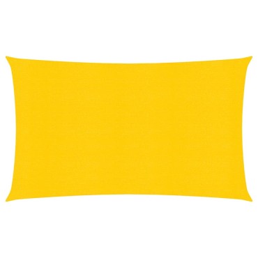 vidaXL Πανί Σκίασης Κίτρινο 2,5 x 5 μ. 160 γρ./μ² από HDPE