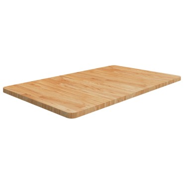 vidaXL Πάγκος Μπάνιου Ανοιχτό Καφέ 100x60x2,5 εκ. Επεξ. Μασίφ Ξύλο