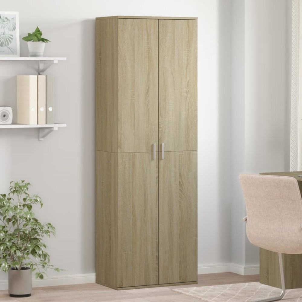 vidaXL Ντουλάπα Sonoma δρυς 60x35x180cm από Επεξ. Ξύλο 1 τεμ.