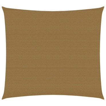 vidaXL Πανί Σκίασης Taupe 3 x 3 μ. από HDPE 160 γρ./μ²