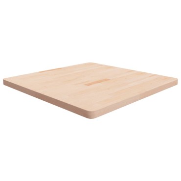 vidaXL Επιφάνεια Τραπεζιού Τετράγωνη 90x90x4cm Μασίφ Ξύλο Δρυς 1 τεμ.