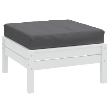 vidaXL Μαξιλάρι Παλέτας Ανθρακί 60x60x9,5cm Ύφασμα