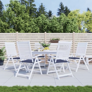 vidaXL Μαξιλάρια Παλέτας 6 τεμ. Ναυτικό Μπλε 50x50x4cm Ύφασμα Oxford