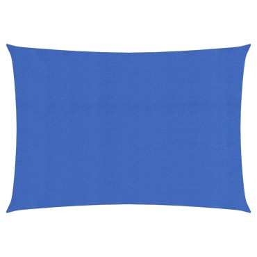 vidaXL Πανί Σκίασης Ορθογώνιο Μπλε 3,5x5 μ. HDPE 160 γρ./μ²