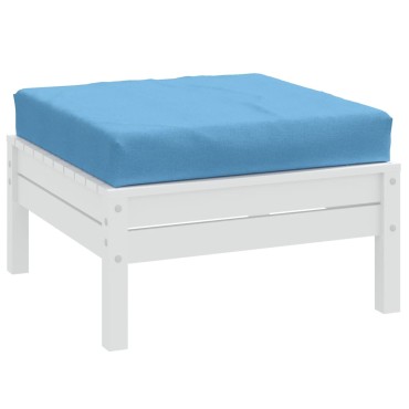 vidaXL Μαξιλάρι Παλέτας Μπλε 60x60x9,5cm Ύφασμα