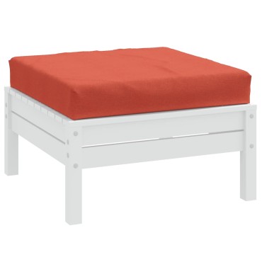 vidaXL Μαξιλάρι Παλέτας Κόκκινο 60x60x9,5cm Ύφασμα