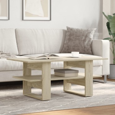 vidaXL Τραπεζάκι Σαλονιού Sonoma Δρυς 102x55x42cm Επεξεργασμένο Ξύλο 1 τεμ.